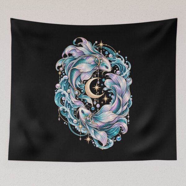 Item preview, Pisces — Dreaming Fish  February 19 – March 20 designed and sold by RockitBaby.