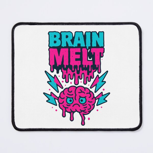 Item preview, Brain Melt - Dripping Neon Brain Overstimulated designed and sold by Jackson-Will.