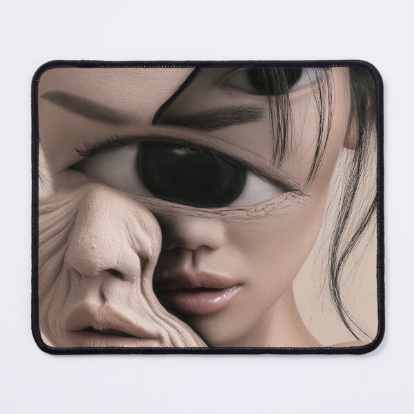 Item preview, Warped Faces Surreal Double Portrait designed and sold by Mr Ai Shop.