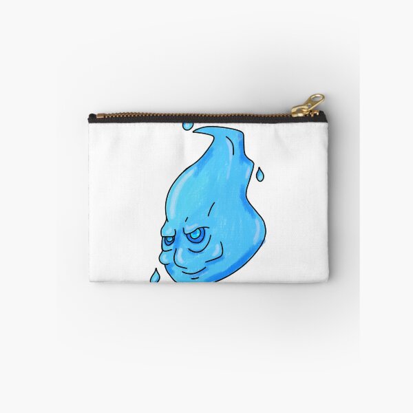 Item preview, Grumpy Blue Water Elemental Cartoon designed and sold by Micctolarte.