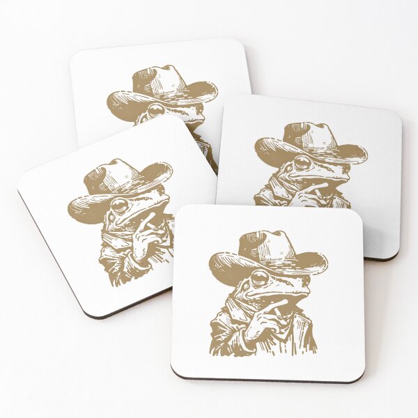 Item preview, Cowboy Frog Smoking designed and sold by Colorful-Garden.
