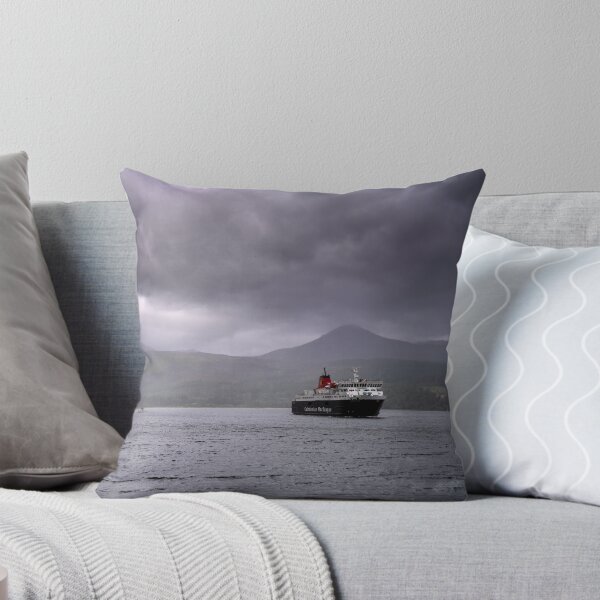 Item preview, Ferry Arriving on Arran with Goat Fell Backdrop designed and sold by Kasia Design.
