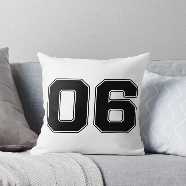 Item preview, 06 | Jersey Number 06 | Shirt Number 06 (Black) designed and sold by STUDIO-72.