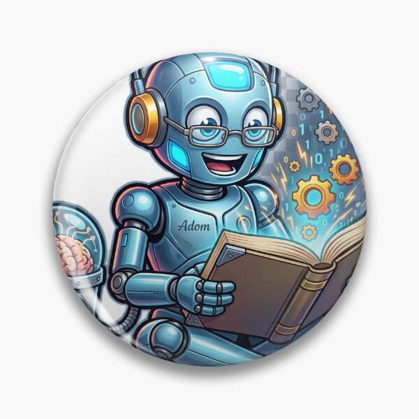 Item preview, Upgrade Your Brain Read And Reboot Robot designed and sold by Adom-Fashon.