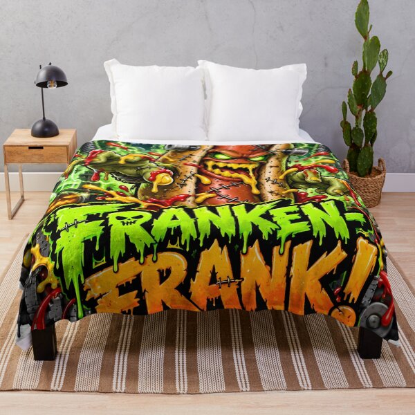 Item preview, Franken Frank – Funny Halloween Zombie Hot Dog Monster Food Lover designed and sold by Snackwear Apparel.