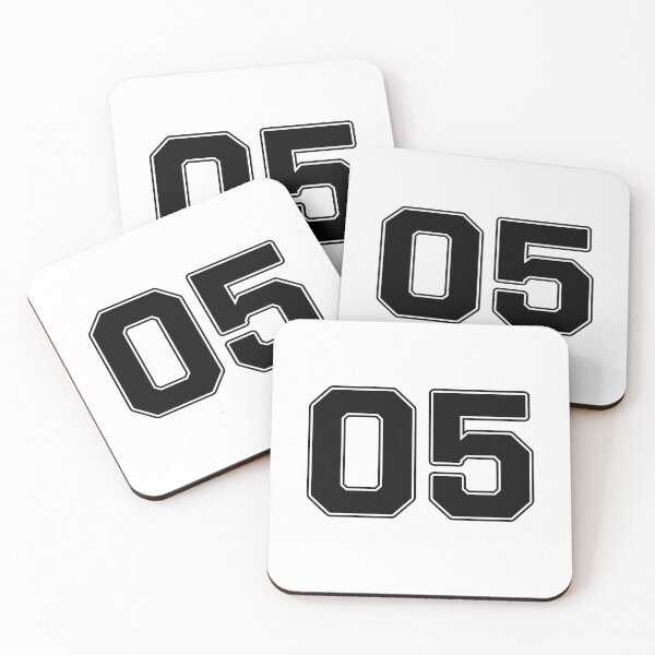 Item preview, 05 | Jersey Number 05 | Shirt Number 05 (Black) designed and sold by STUDIO-72.