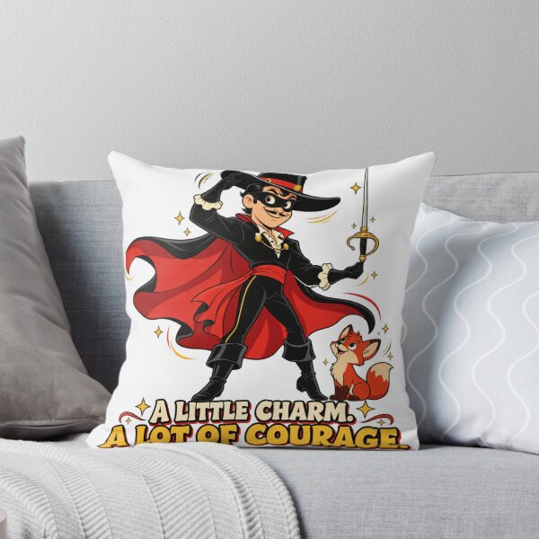 Item preview, Zorro’s Playful Charm and Fearless Courage designed and sold by Dresut.