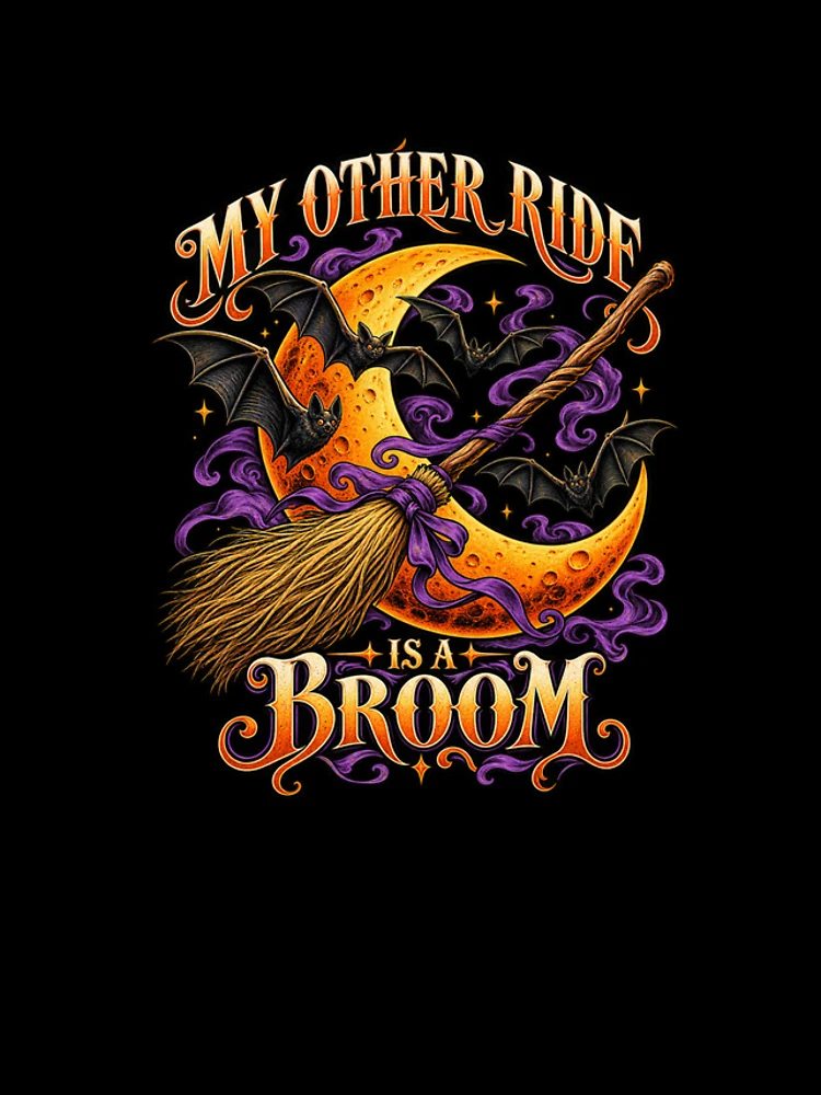 Thumbnail 4 of 4, iPhone Case, My Other Ride Is a Broom designed and sold by ROUX-ART.