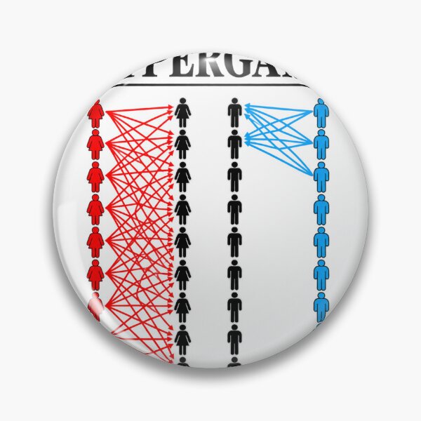Item preview, Color Coded Human Network designed and sold by ROUX-ART.