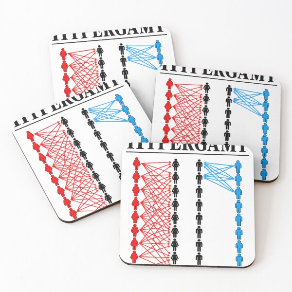 Item preview, Color Coded Human Network designed and sold by ROUX-ART.