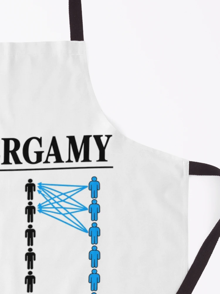 Thumbnail 3 of 6, Apron, Color Coded Human Network designed and sold by ROUX-ART.