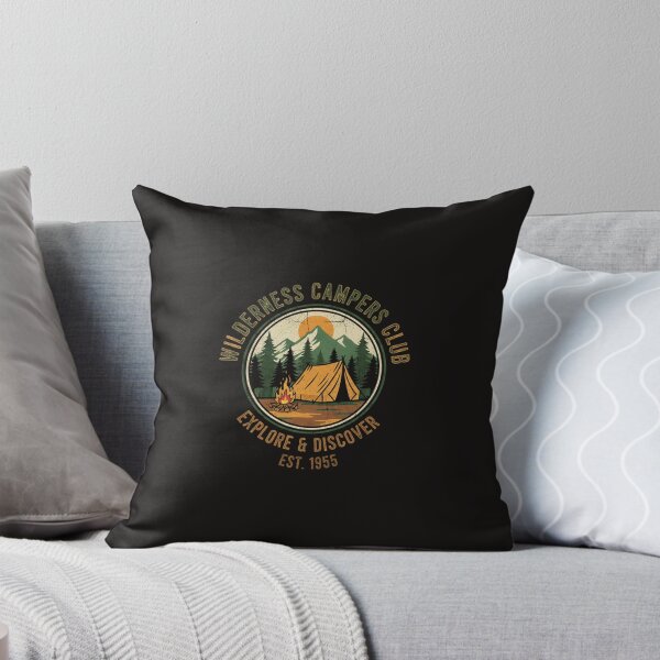 Item preview, Wilderness Campers Club - Explore & Discover Est. 1955 - Retro Camping designed and sold by Merchifyme2000.