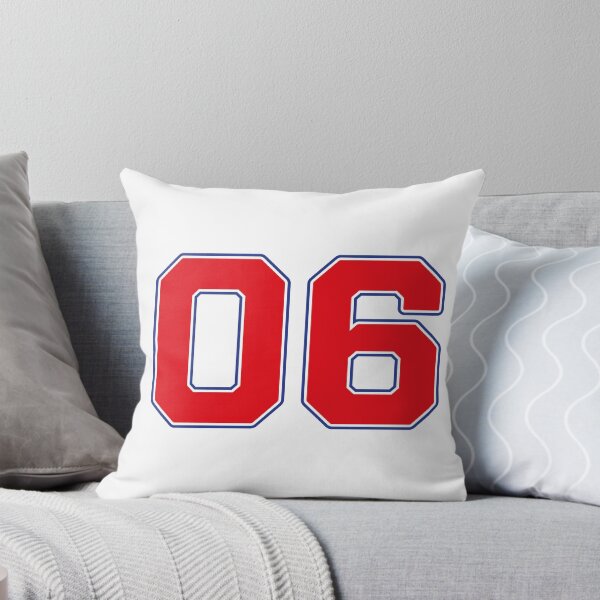 Item preview, 06 | Jersey Number 06 | Shirt Number 06 (Red / Blue) designed and sold by STUDIO-72.