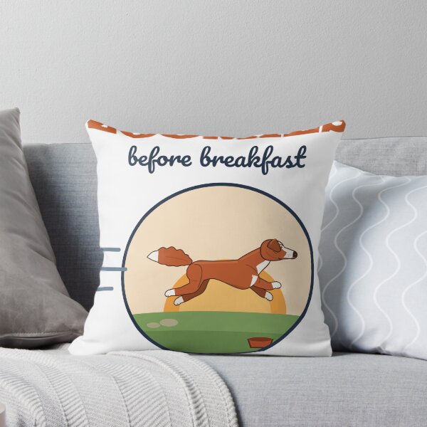 Item preview, Zoomies Before Breakfast Toller Dog designed and sold by FogFiddleGoods.