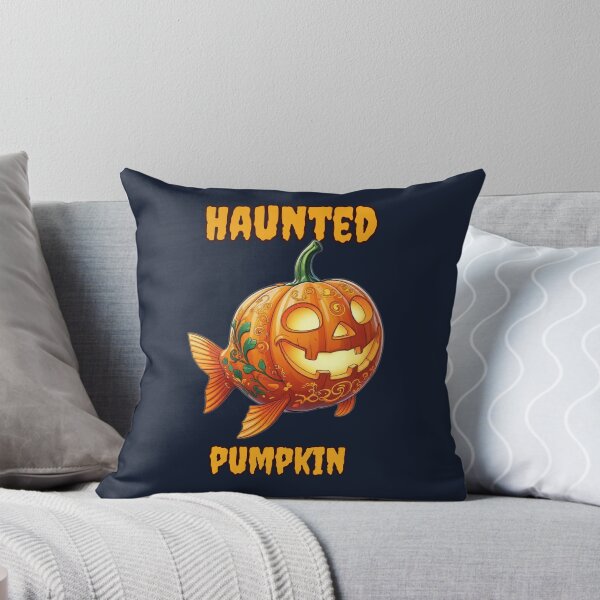 Item preview, Haunted Pumpkin Fish Spooky Ocean Halloween⁠ designed and sold by DariaCraft.