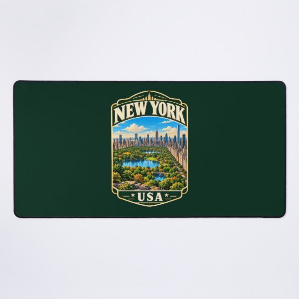 Item preview, Central Park New York USA Vintage Travel Badge designed and sold by Travel Souvenirs 30.