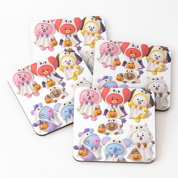 Item preview, halloween BT21 Bts — Cute BT21 Sticker designed and sold by Crazy-universe.