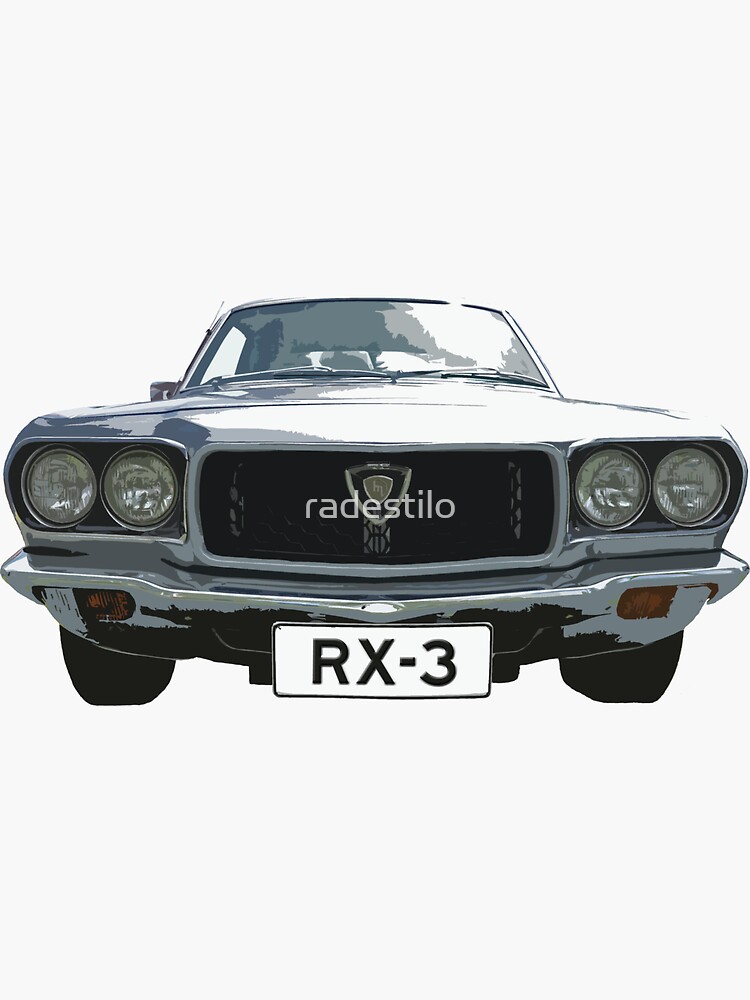 Thumbnail 3 of 3, Sticker, Mazda RX3 designed and sold by radestilo.