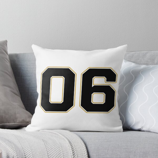 Item preview, 06 | Jersey Number 06 | Shirt Number 06 (Black / Gold) designed and sold by STUDIO-72.