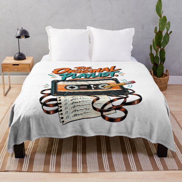 Item preview, The Original Playlist Retro Cassette Tape designed and sold by CerealBoxInk.