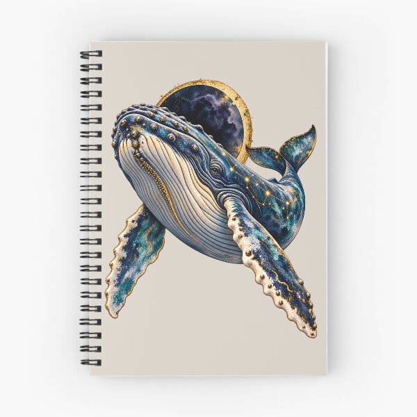 Item preview, Celestial Humpback Whale – Lunar Eclipse Watercolor designed and sold by  MAD's Recreation Studio.