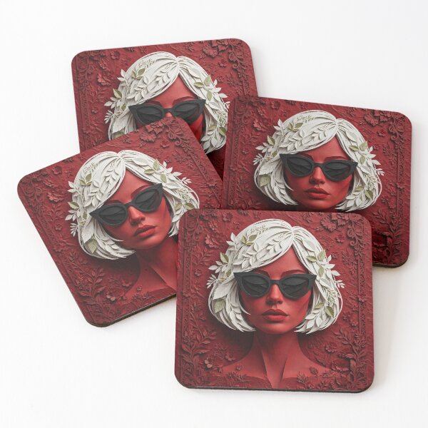 Item preview, Avant Garde Papercut Fashion Woman Portrait Design designed and sold by  One City Two Children Studio.