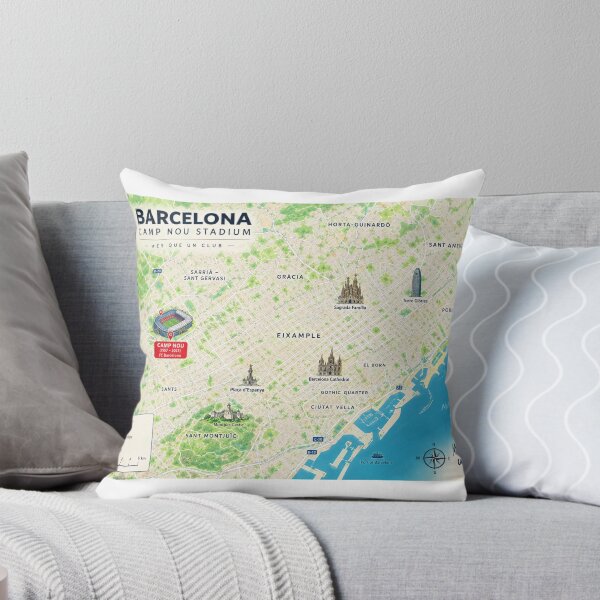 Item preview, Barcelona City Map – Camp Nou designed and sold by MDC-99.