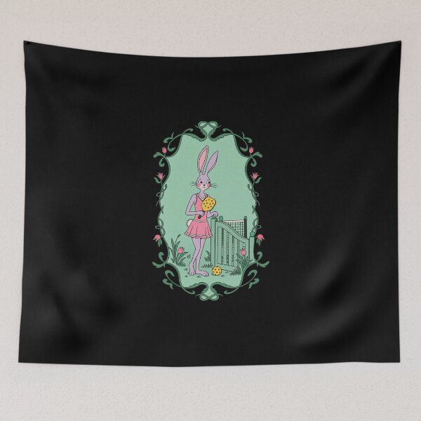Item preview, Rabbit Secret Garden Pickleball Court designed and sold by AMICO77.