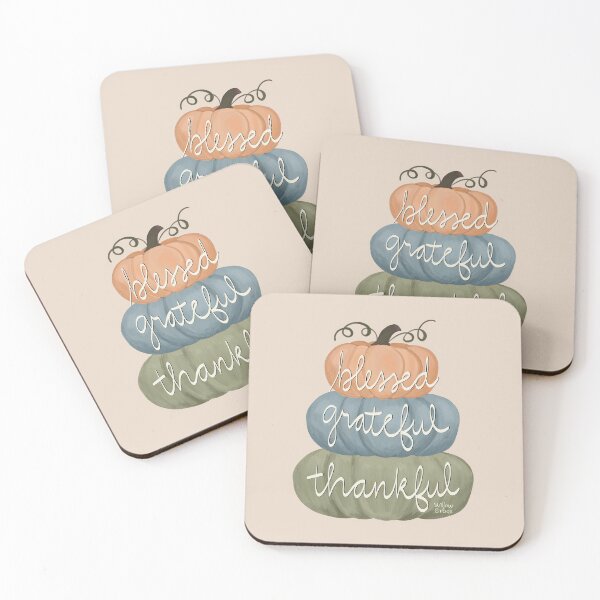 Item preview, Blessed, grateful, thankful designed and sold by Willow & Grace Designs.