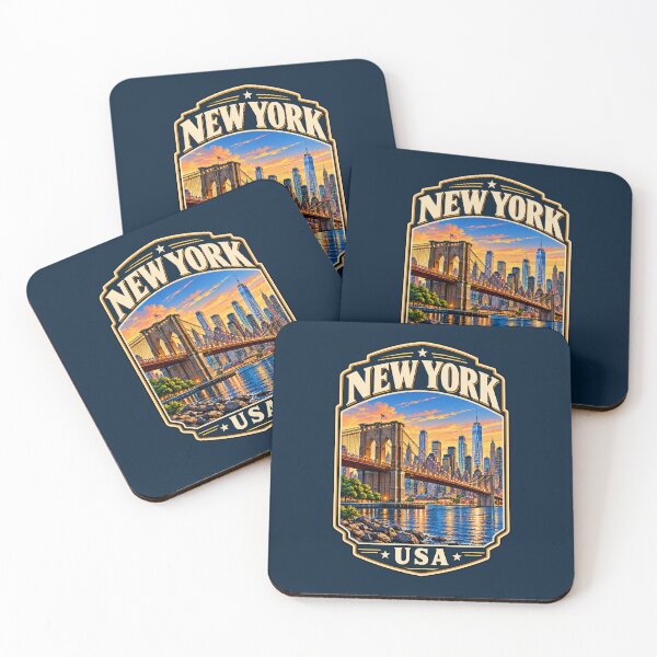 Item preview, Brooklyn Bridge New York USA Vintage Travel designed and sold by Travel Souvenirs 30.