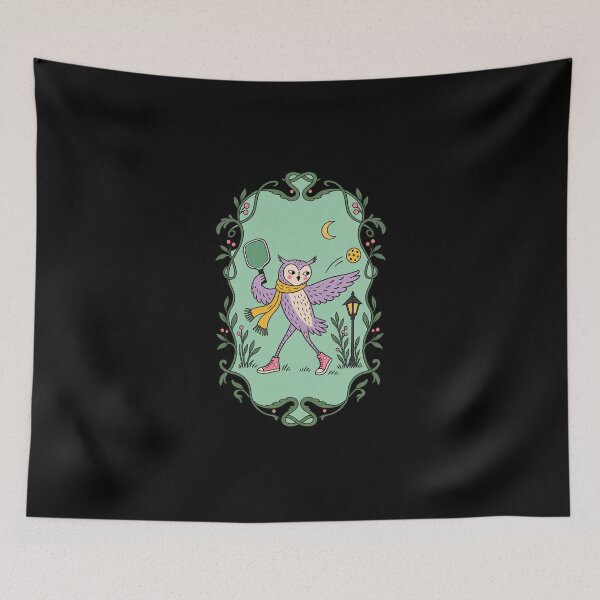 Item preview, Owl Pickleball Moonlight Serve designed and sold by AMICO77.
