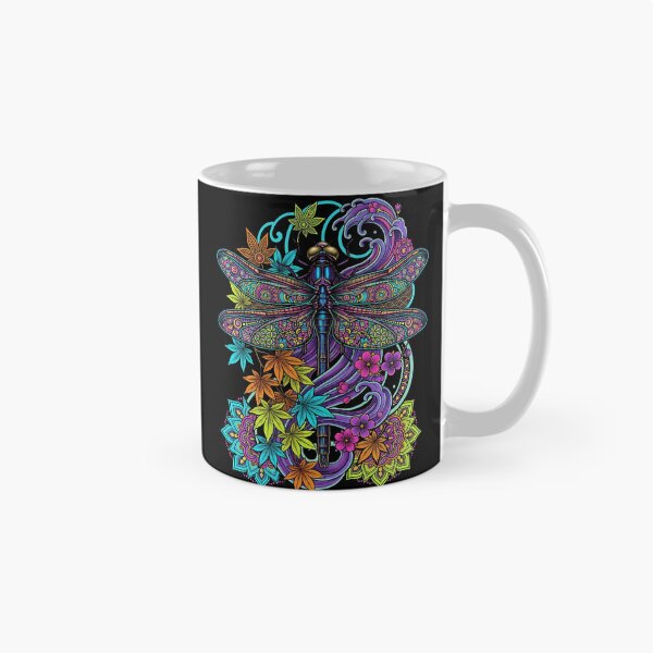 Item preview, Psychedelic Dragonfly Mandala designed and sold by Etch-art.