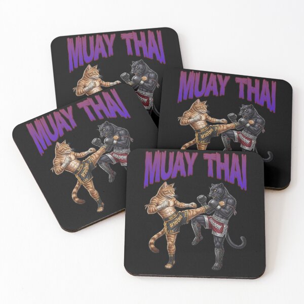 Item preview, Muay Thai cats designed and sold by ReneMM.
