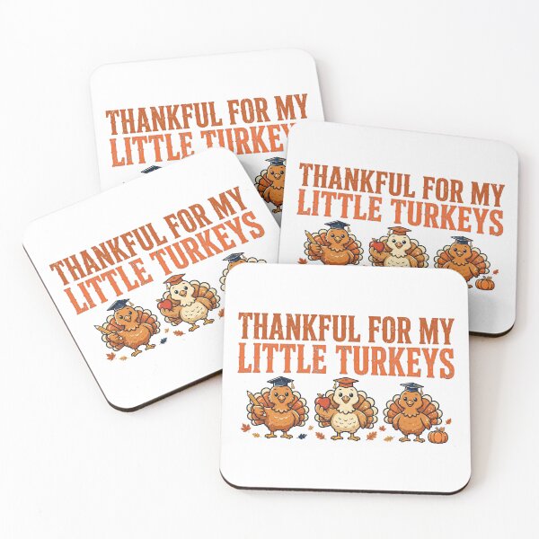 Item preview, Thankful for My Little Turkeys — Funny Thanksgiving Teacher Shirt — Gift for Teacher designed and sold by theStaffRoomHQ.