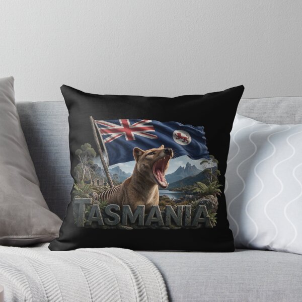 Item preview, Tasmania Heritage – Thylacine & Wilderness designed and sold by FlagX.
