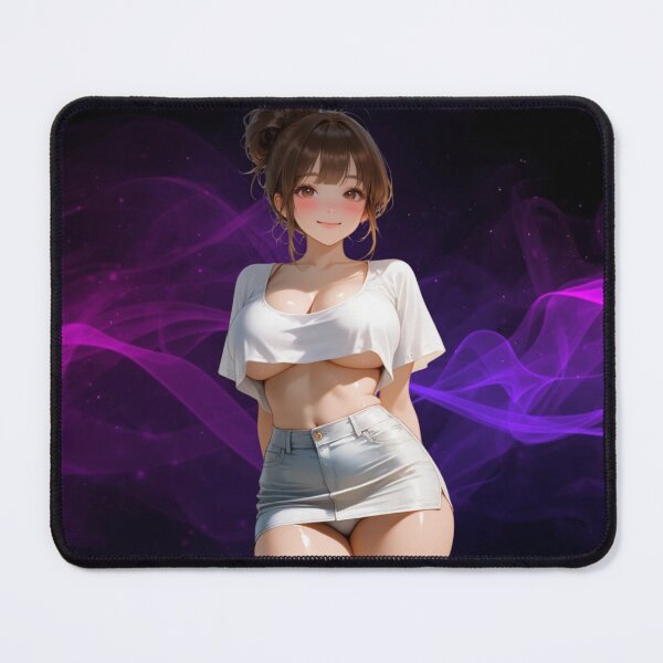 Item preview, Sexy Hot Brunette Pinup Girl Fanart Manga Anime Girl designed and sold by Kyoot Prints.
