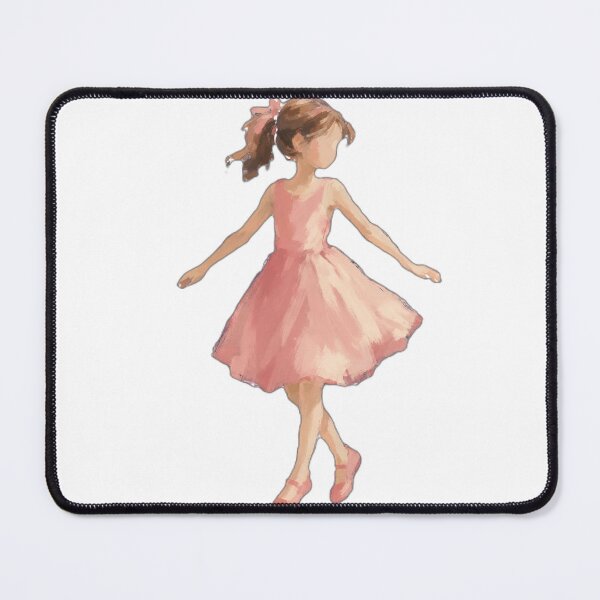 Item preview, Cute Girl in Pink Dress Dancing designed and sold by Sk1628.