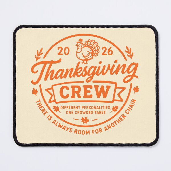 Item preview, Thanksgiving Crew 2026 – Different Personalities One Crowded Table Family Thanksgiving 2026 designed and sold by PalleteCreation.