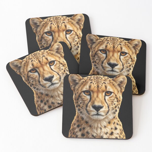 Item preview, Cheetah: Athletic Grace | Wildlife Portrait designed and sold by Fierce Canvas Art.