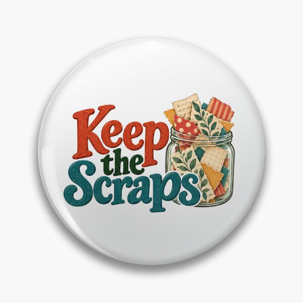 Item preview, Keep the Scraps – Funny Junk Journaling and Scrapbooking Paper Lover Design designed and sold by Digital Culture Studio.