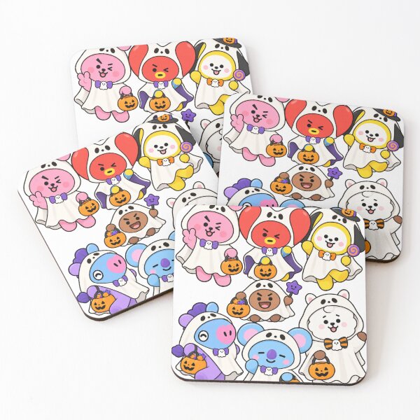 Item preview, halloween BT21 Bts — Cute BT21 Sticker designed and sold by Crazy-universe.