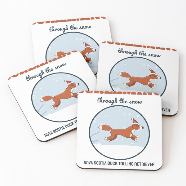 Item preview, Screaming Through the Snow Toller Christmas designed and sold by FogFiddleGoods.