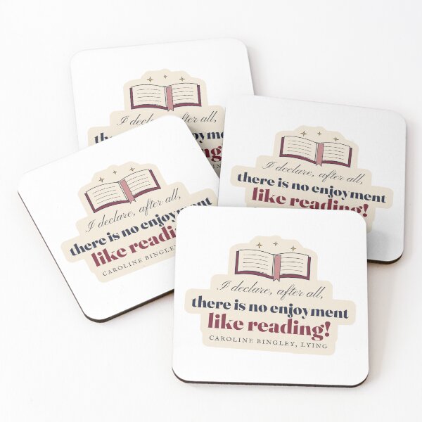 Item preview, No Enjoyment Like Reading Caroline Bingley designed and sold by PeacockThrone25.