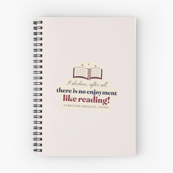Item preview, No Enjoyment Like Reading Caroline Bingley designed and sold by PeacockThrone25.