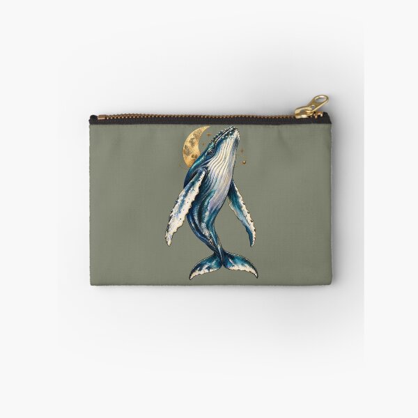 Item preview, Curious Humpback Whale – Celestial Spyhopping Watercolor designed and sold by  MAD's Recreation Studio.