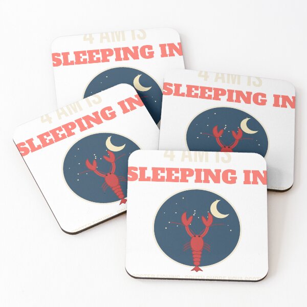 Item preview, 4 AM Is Sleeping In Lobster Fishing designed and sold by FogFiddleGoods.