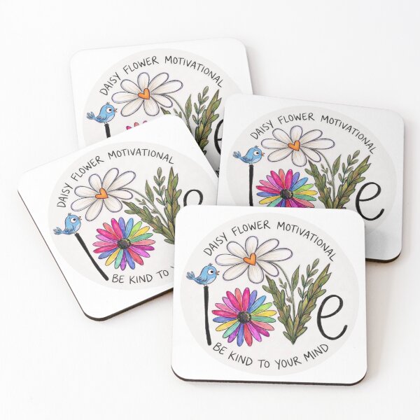 Item preview, Be Kind To Your Mind Vintage Daisy Flower Motivational designed and sold by gear-posters.