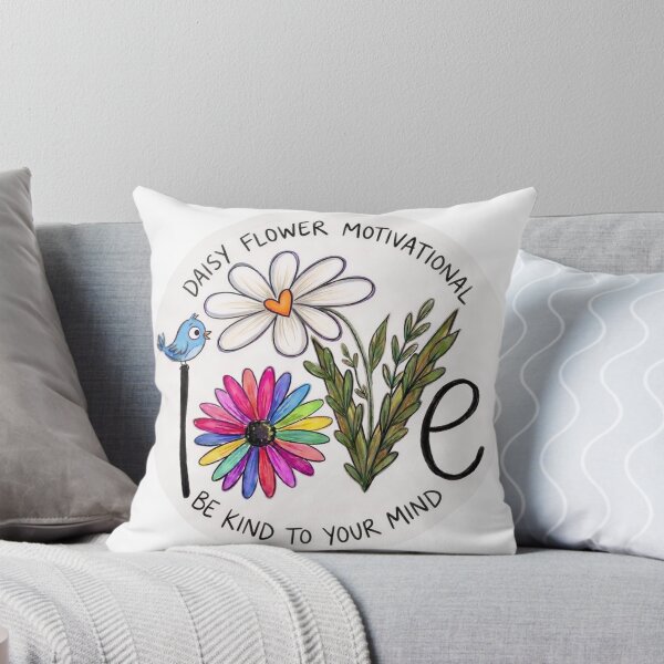 Item preview, Be Kind To Your Mind Vintage Daisy Flower Motivational designed and sold by gear-posters.