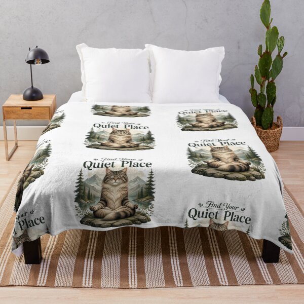 Item preview, Siberian Cat – Find Your Quiet Place designed and sold by PurrBloom Studio.
