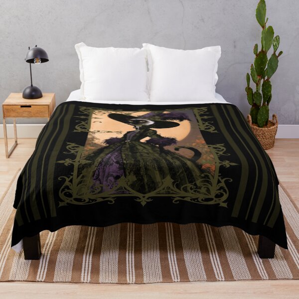 Item preview, Siamese Witch Cat Gothic Halloween Art designed and sold by Art.Fusion.Studio.